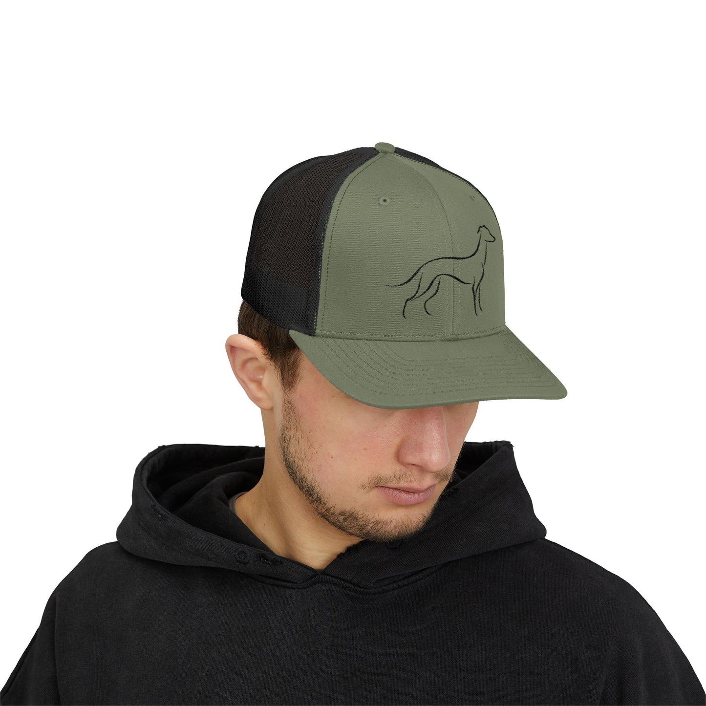 Greyhound Minimalist Trucker Hat