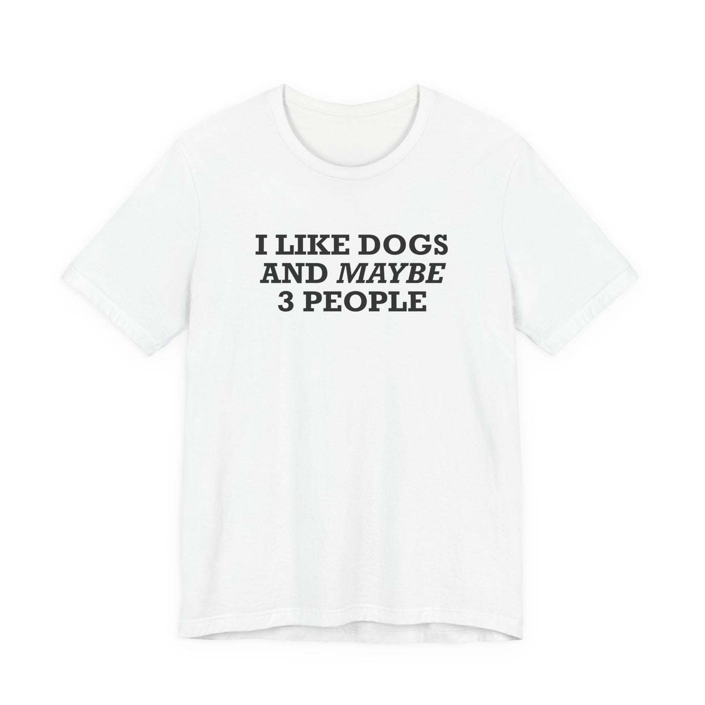 I Like Dogs And Maybe 3 People T-Shirt