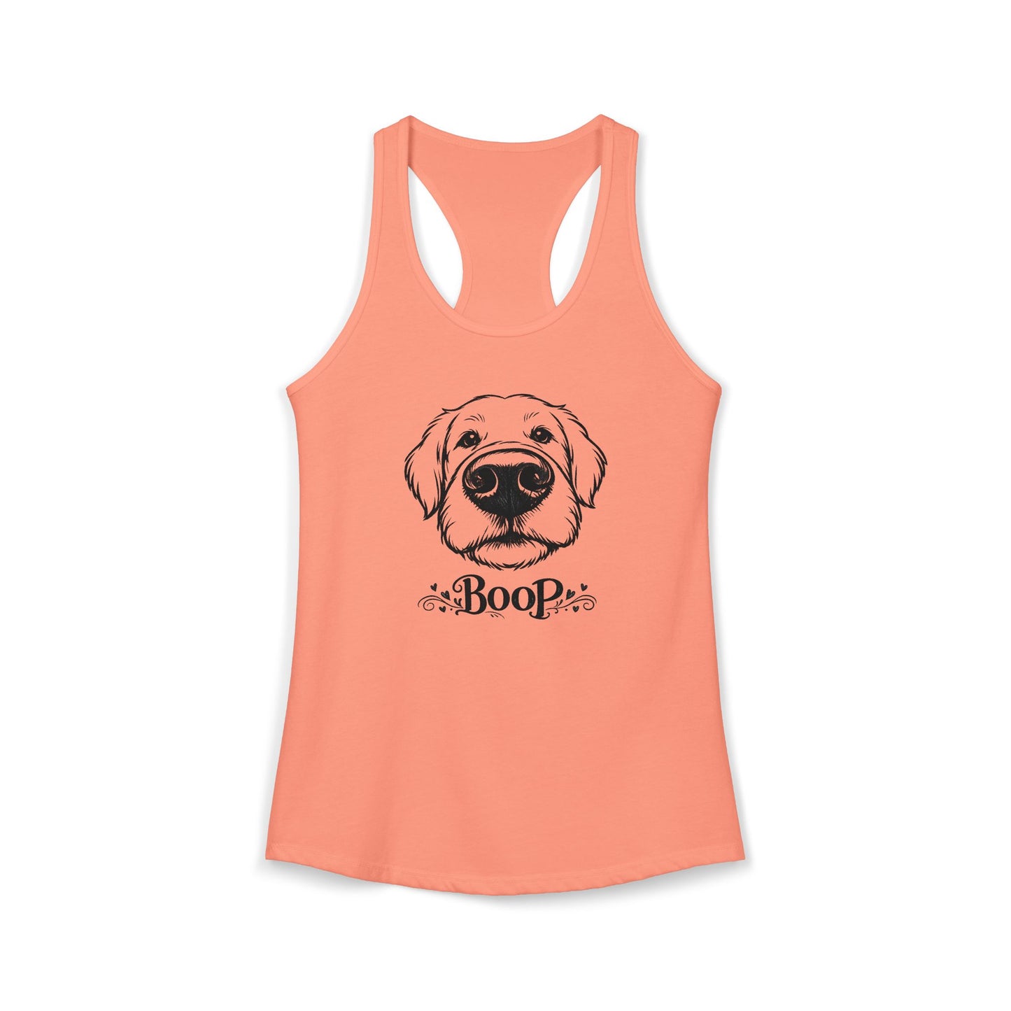 BOOP Golden Retriever - Women's Racerback Tanktop