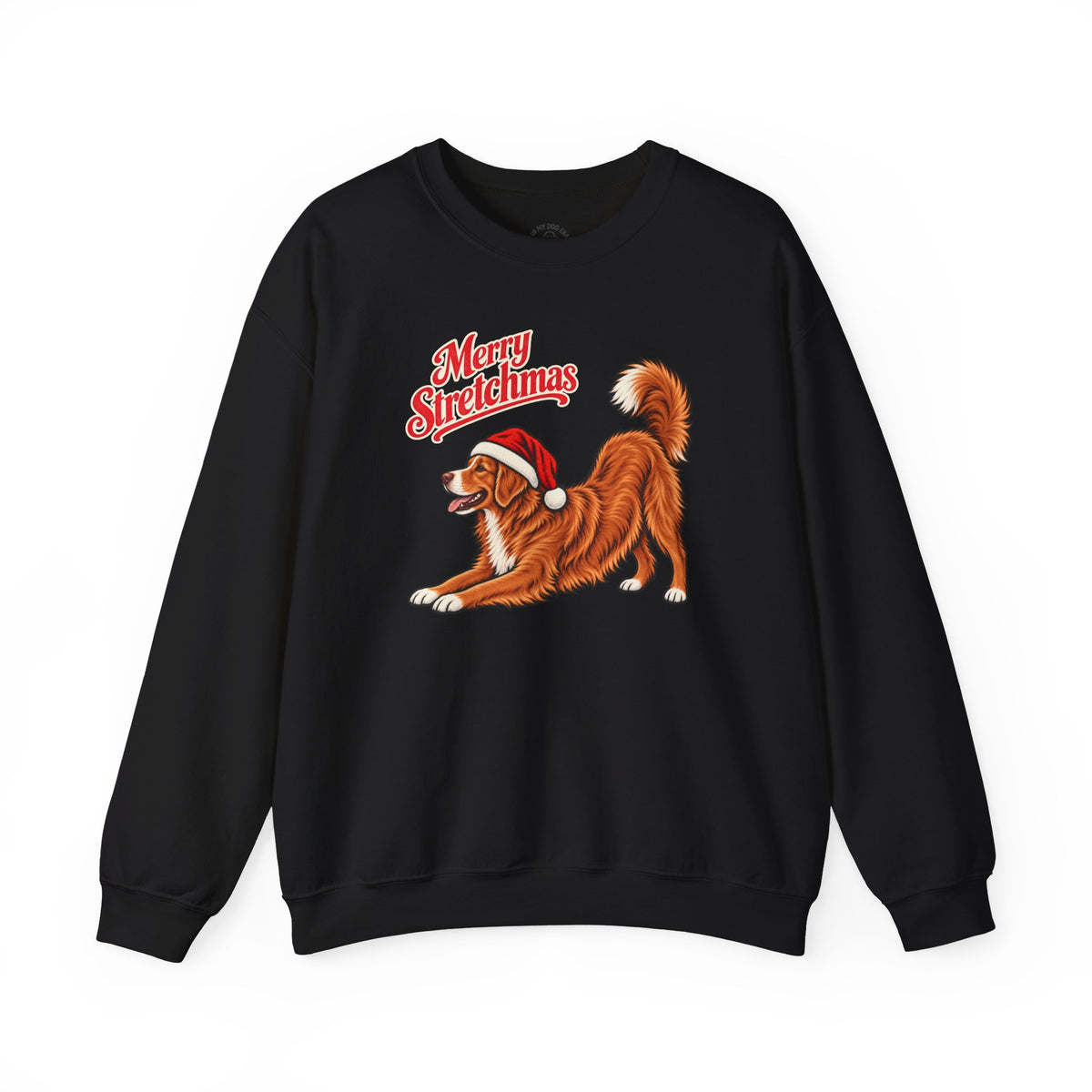 Nova Scotia Duck Tolling Retriever Christmas Sweatshirt | Merry Stretchmas