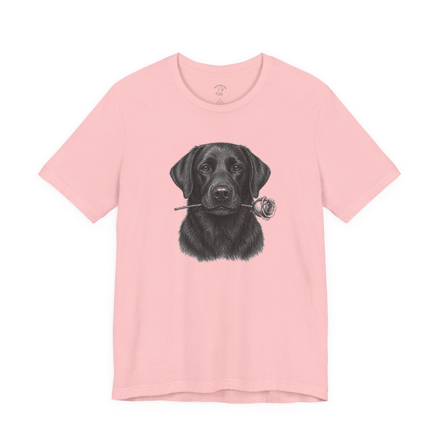 Black Labrador Retriever Rose Collection T-Shirt