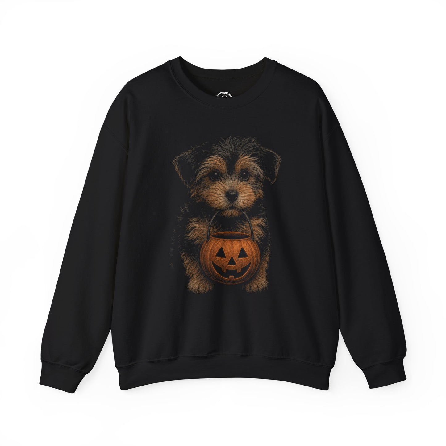 Yorkipoo Halloween Sweatshirt – Boop or Treat