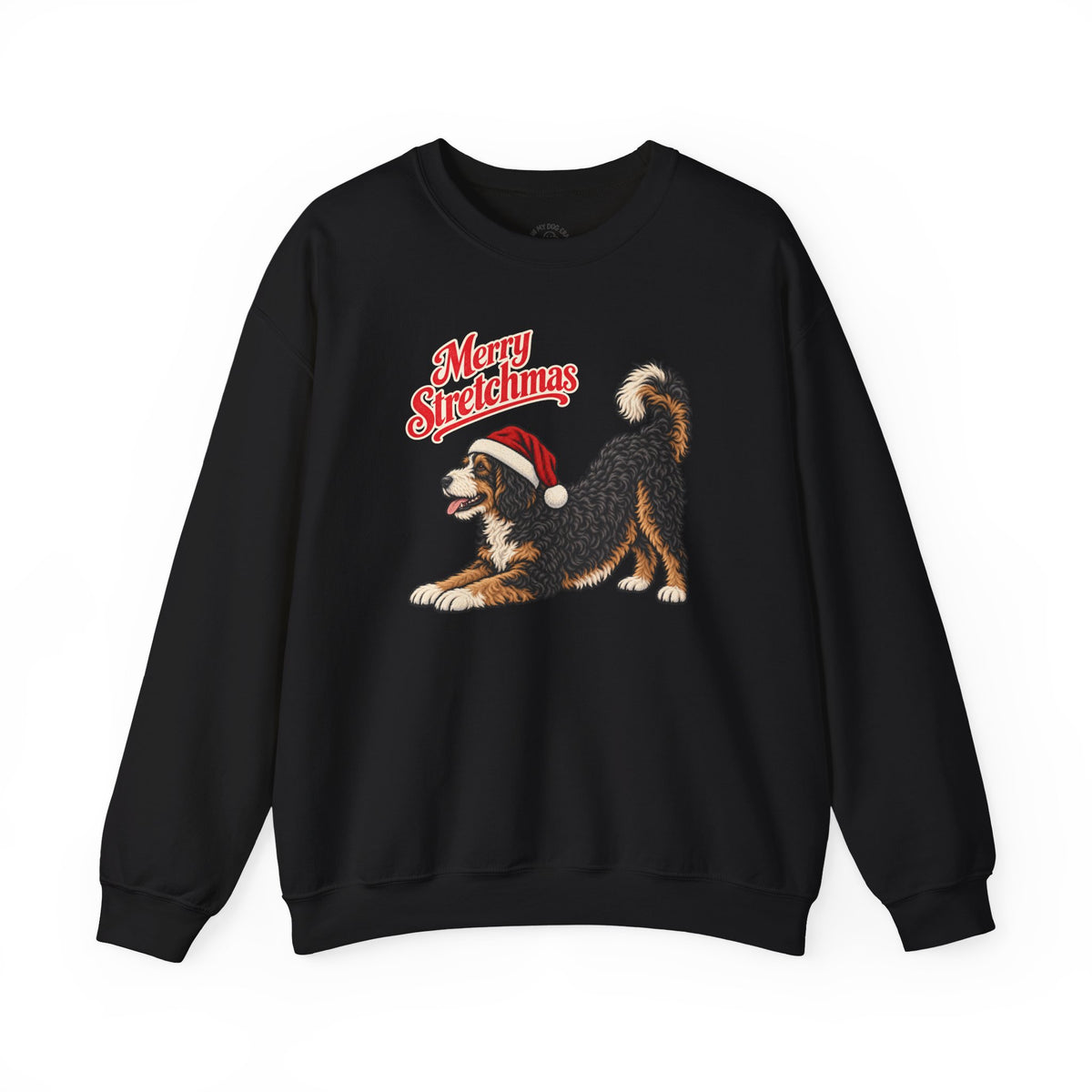 Bernedoodle Christmas Sweatshirt | Merry Stretchmas