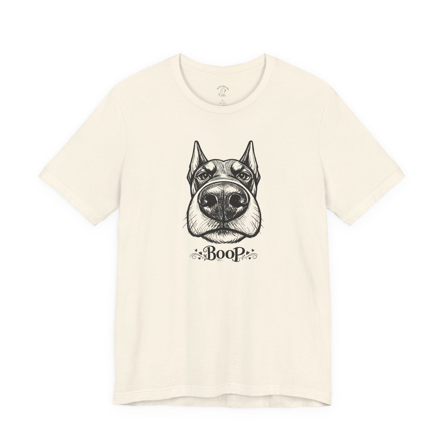 BOOP Doberman - Unisex T-Shirt (Cropped Ears)