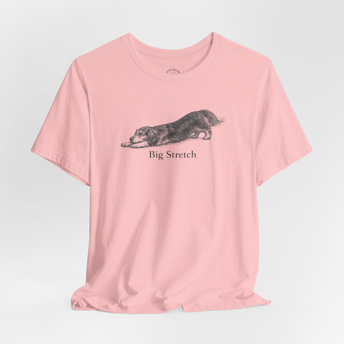 Big Stretch Long-Haired Dachshund T-Shirt
