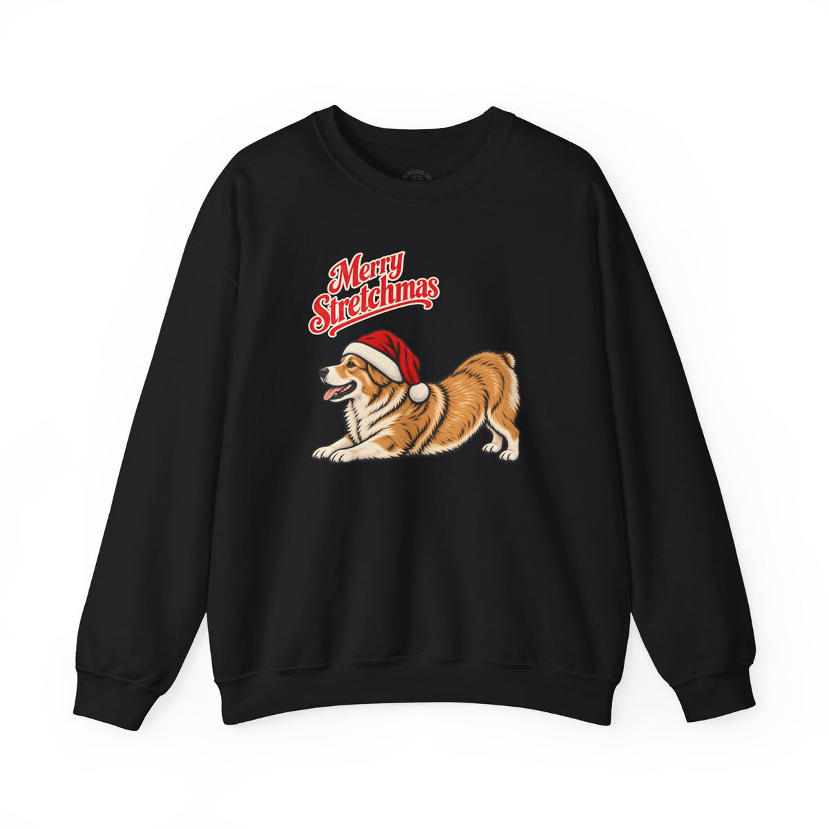 Corgi Christmas Sweatshirt | Merry Stretchmas