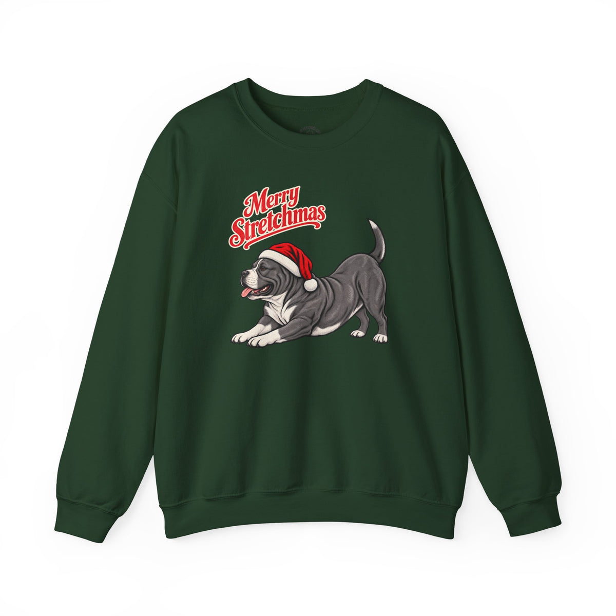 American Bully Christmas Sweatshirt | Merry Stretchmas