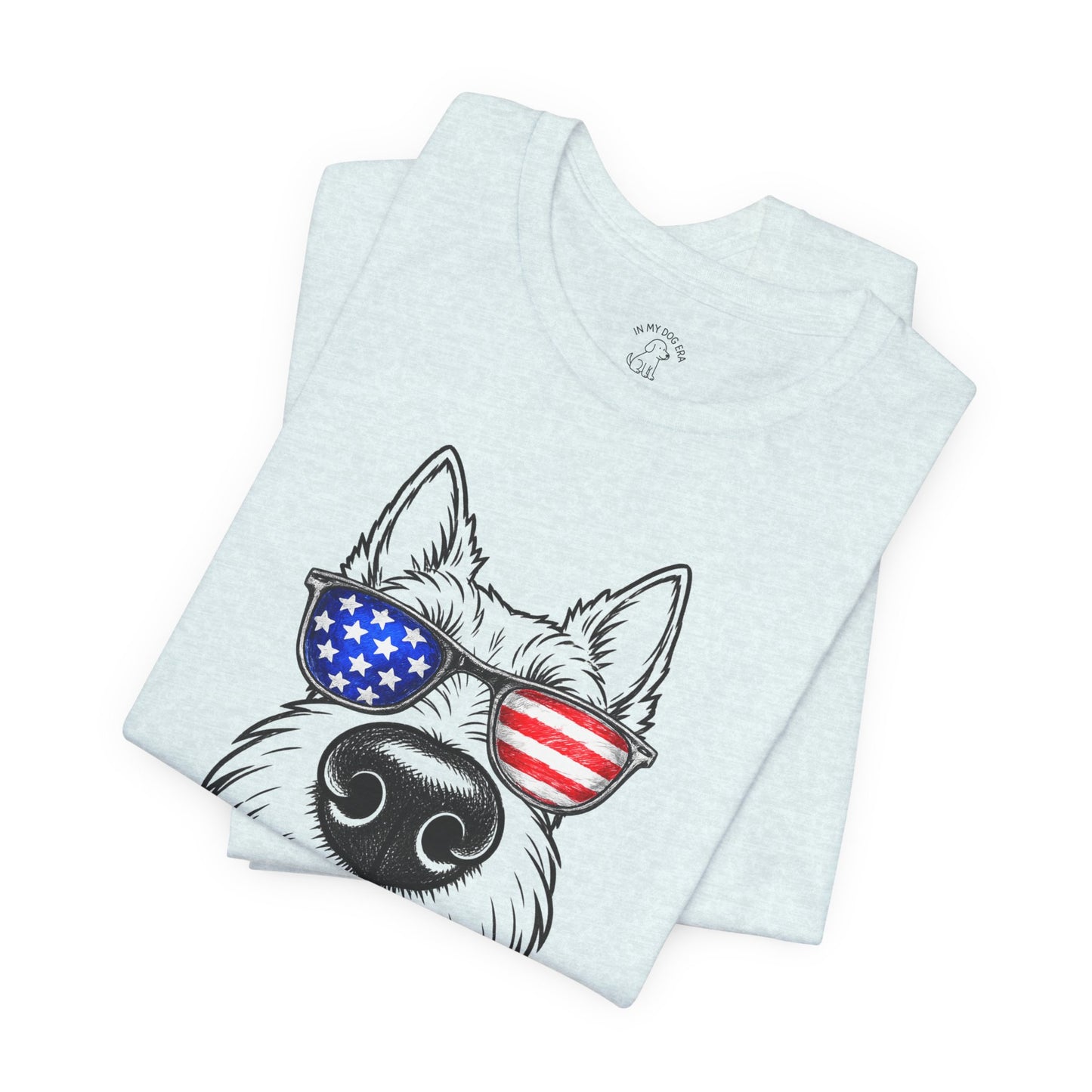 Red, White & BOOP Scottish Terrier T-Shirt