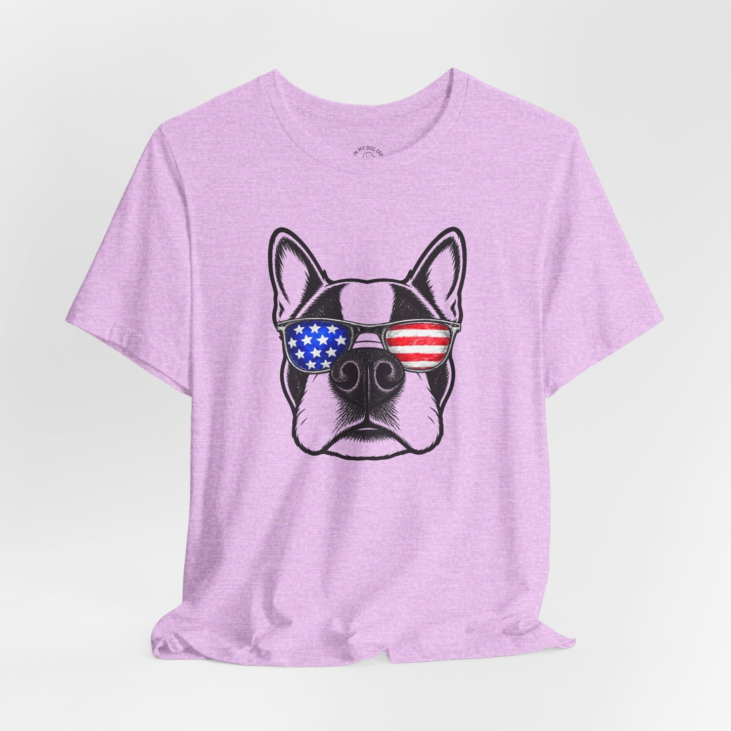 Red, White & BOOP Boston Terrier T-Shirt