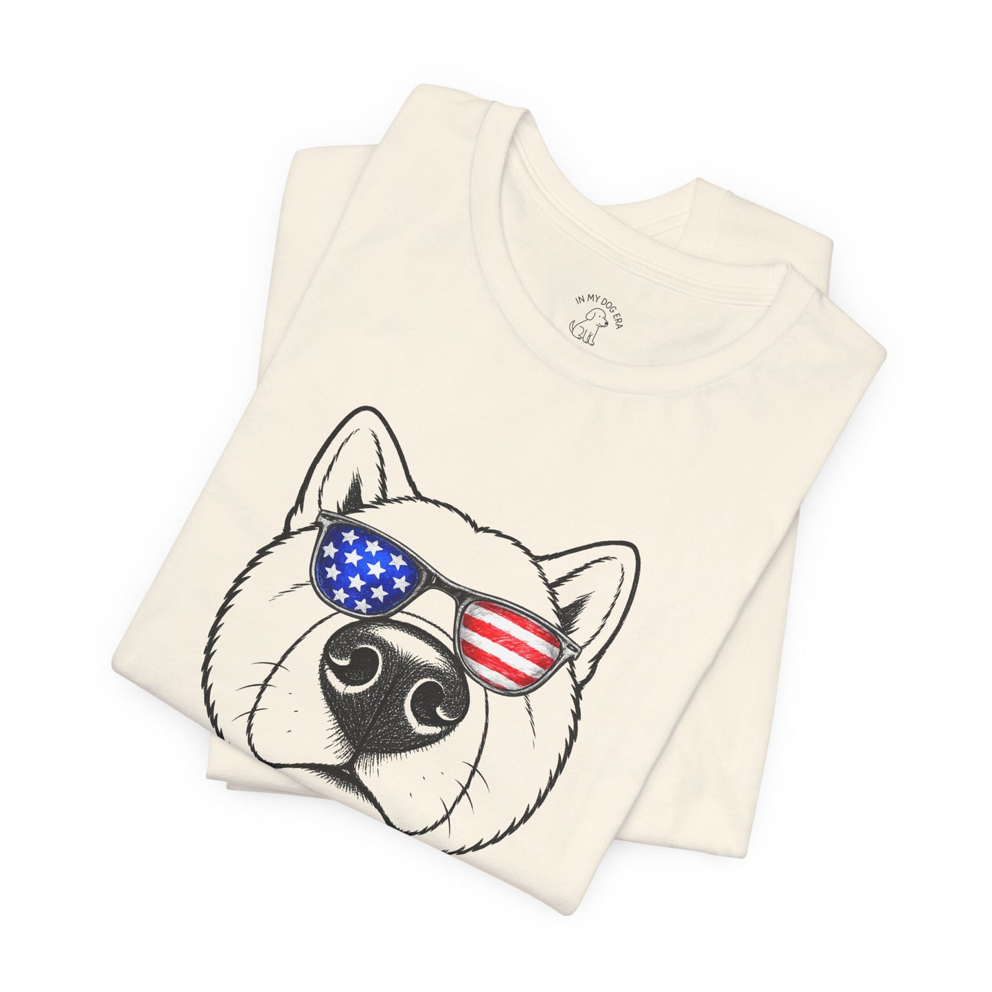 Red, White & BOOP Akita T-Shirt