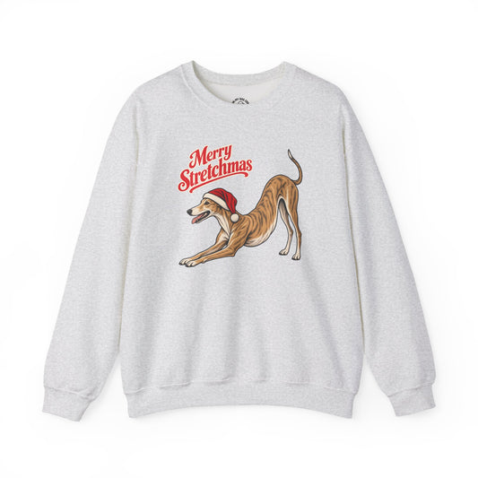 Greyhound Christmas Sweatshirt | Merry Stretchmas