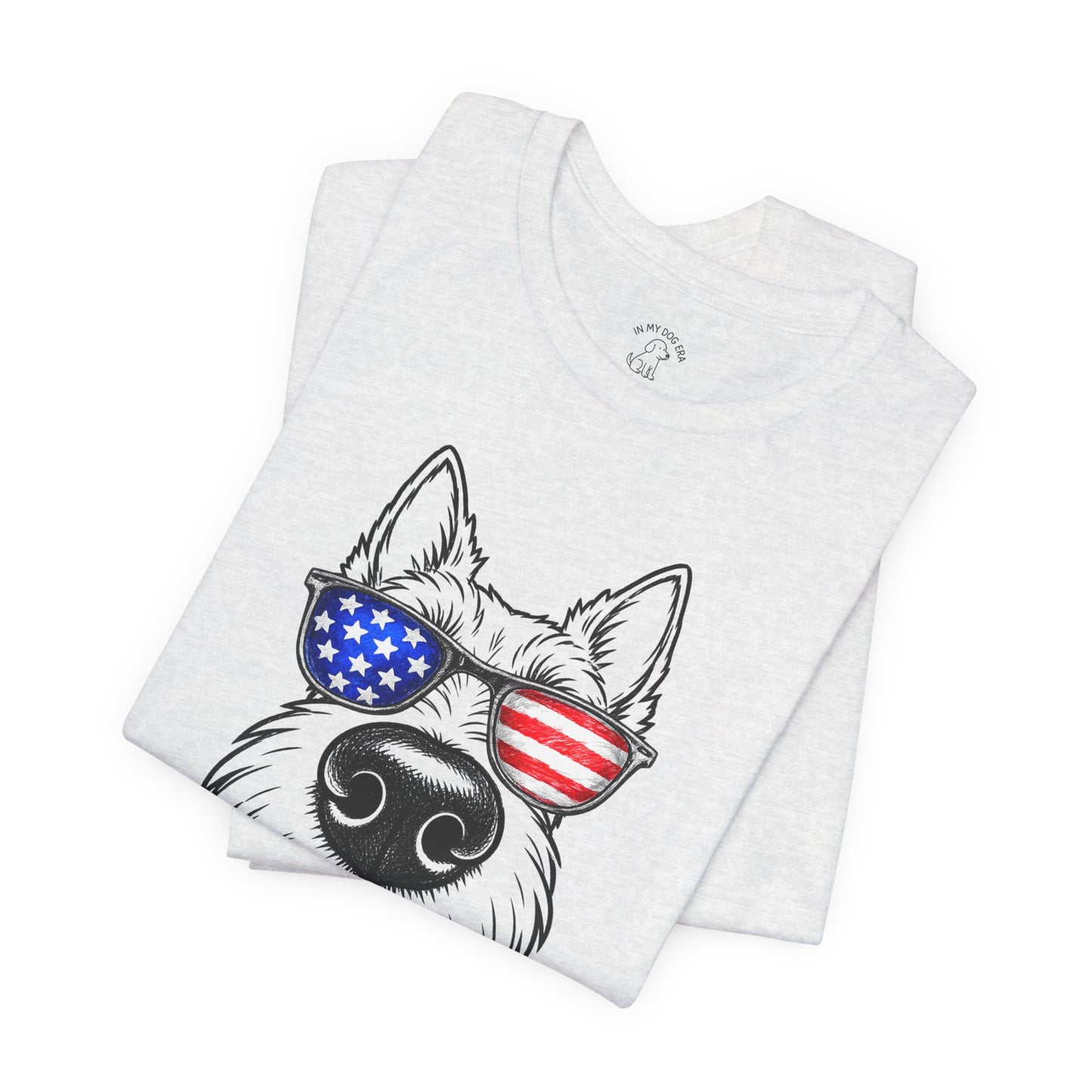 Red, White & BOOP Scottish Terrier T-Shirt