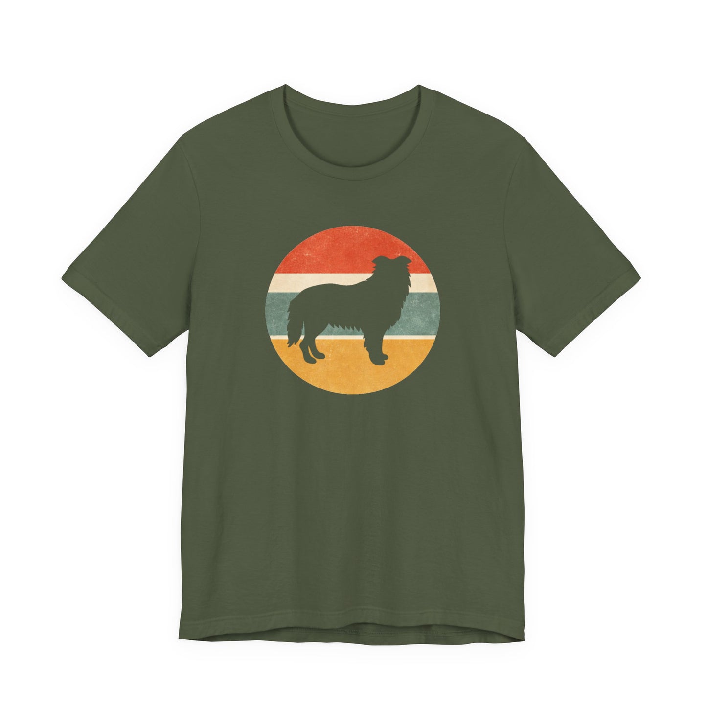 Border Collie Vintage Retro T-Shirt
