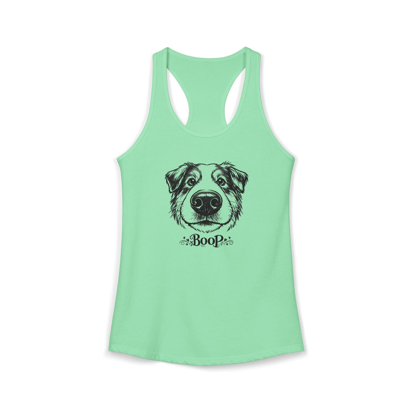 BOOP Australian Shepherd - Women's Racerback Tanktop