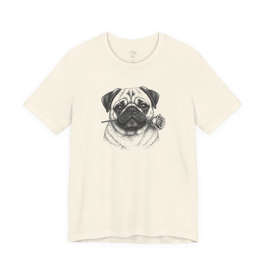 Pug Rose Collection T-Shirt