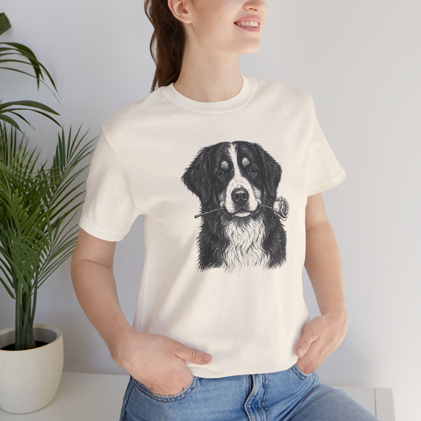 Bernese Mountain Dog Rose Collection T-Shirt