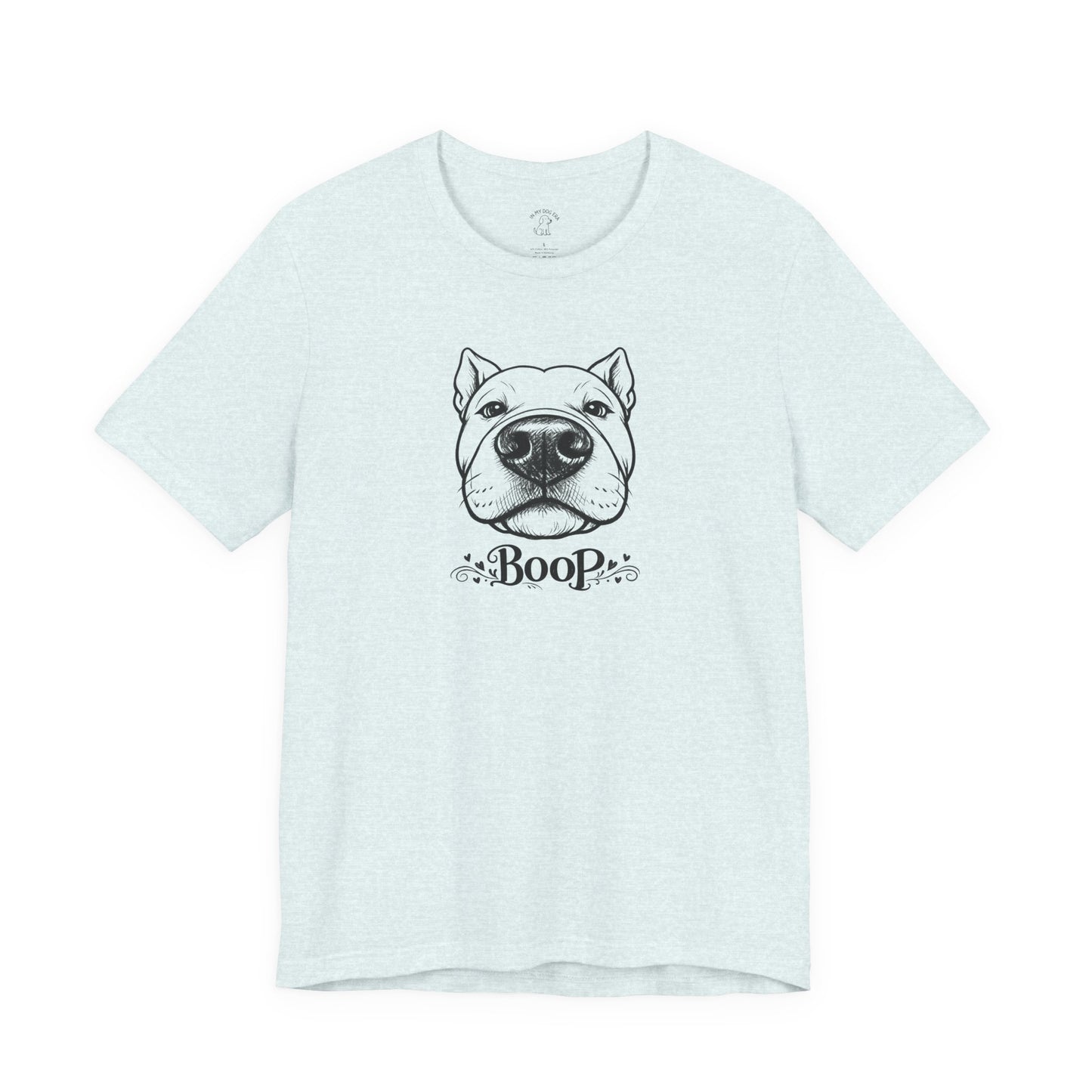 BOOP Pit Bull - Unisex T-Shirt (Cropped Ears)