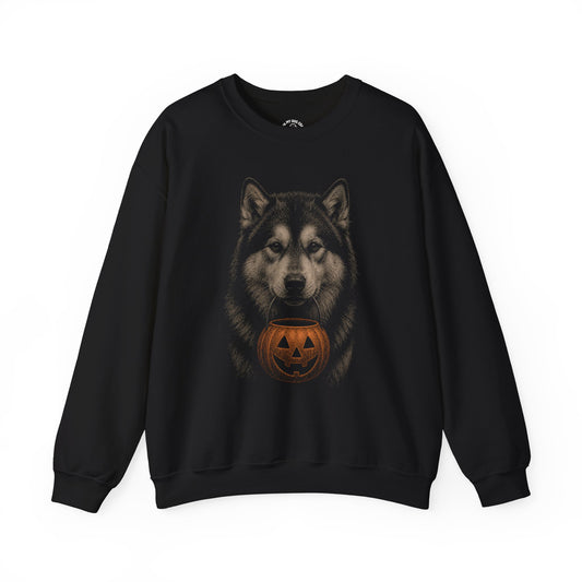 Alaskan Malamute Halloween Sweatshirt – Boop or Treat
