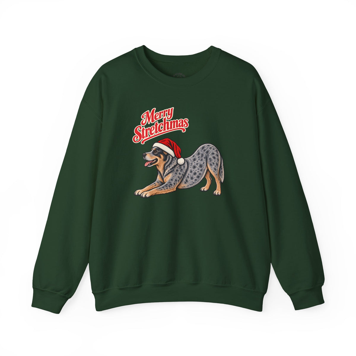 Australian Cattle Dog Christmas Sweatshirt | Merry Stretchmas