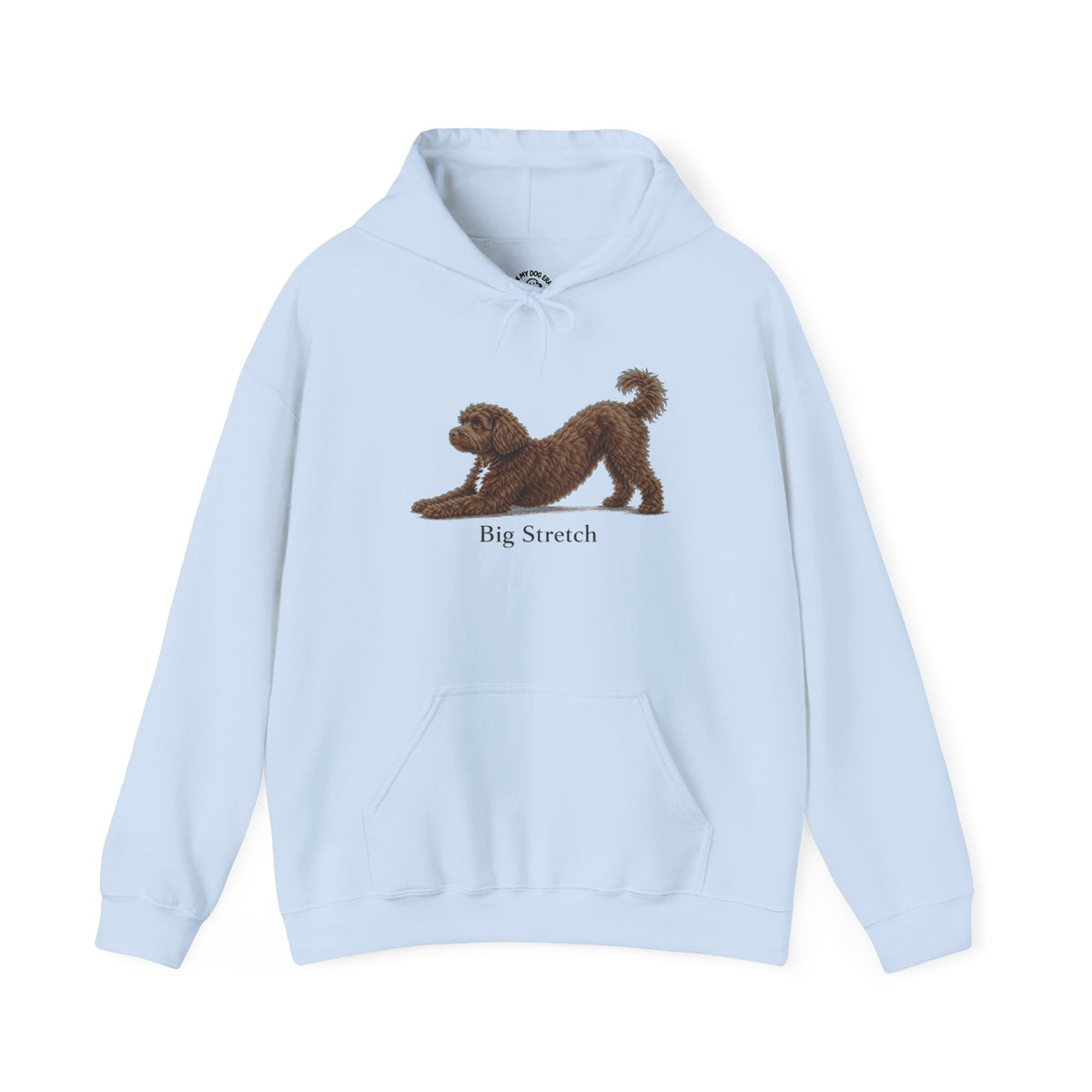 Big Stretch Portuguese Water Dog (Brown) - Hoodie