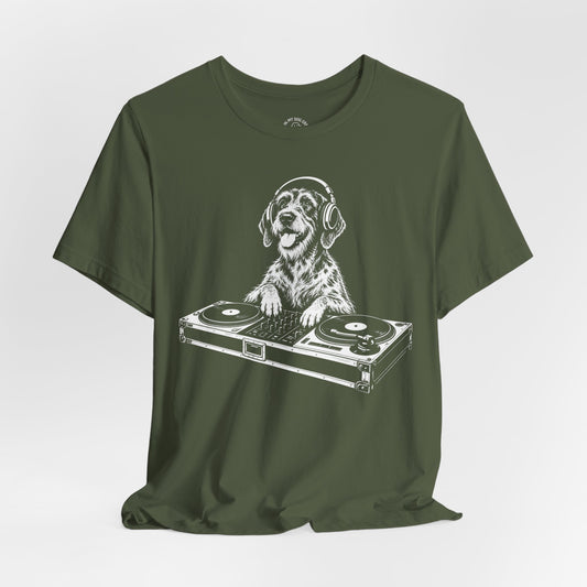 German Wirehaired Pointer DJ T-Shirt
