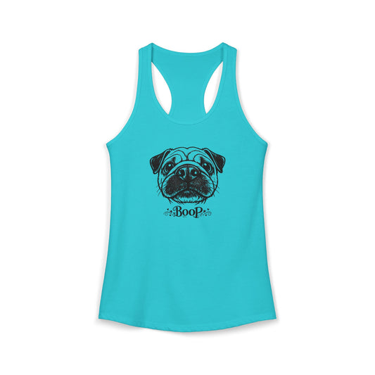 BOOP Pug - Women's Racerback Tanktop