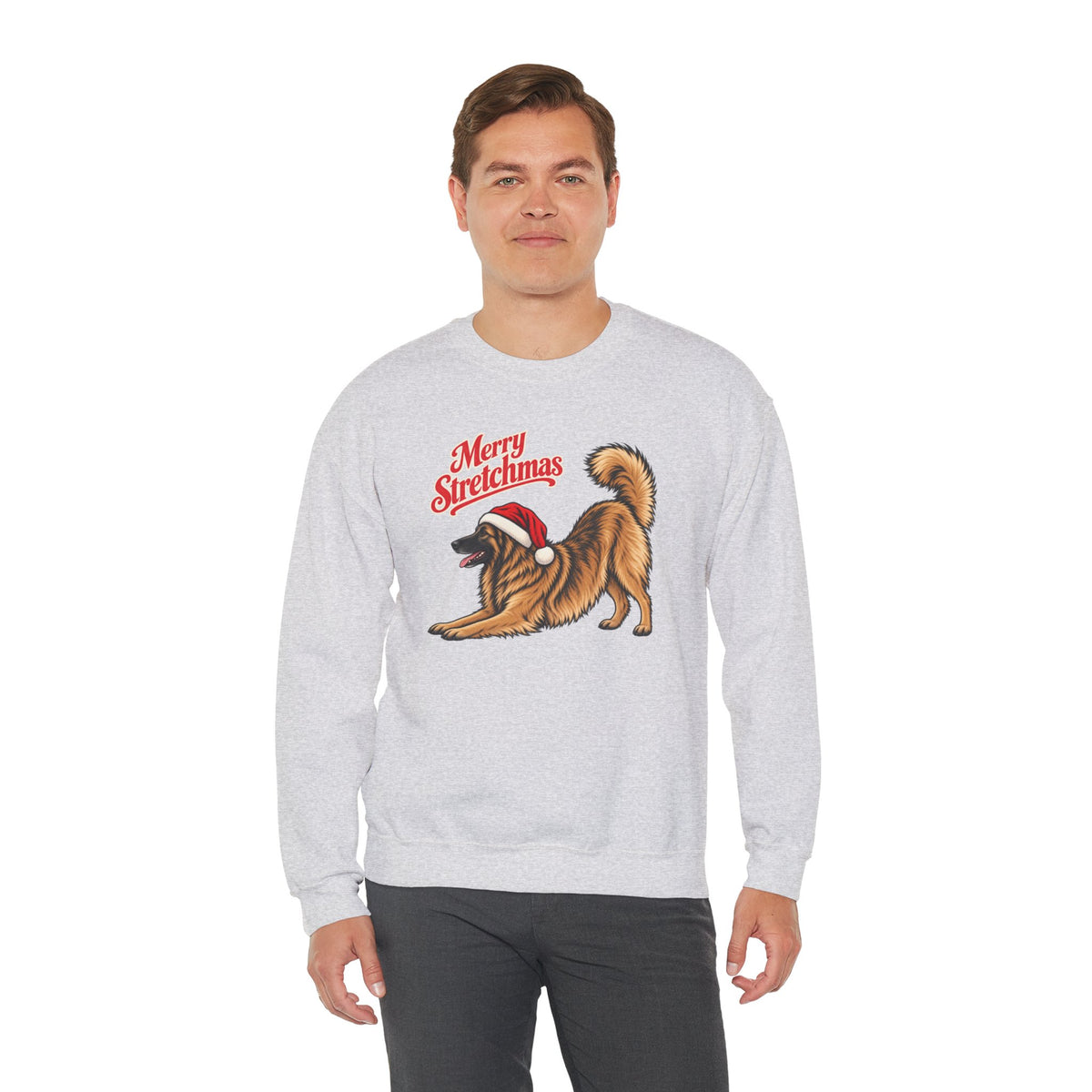 Belgian Tervuren Christmas Sweatshirt | Merry Stretchmas