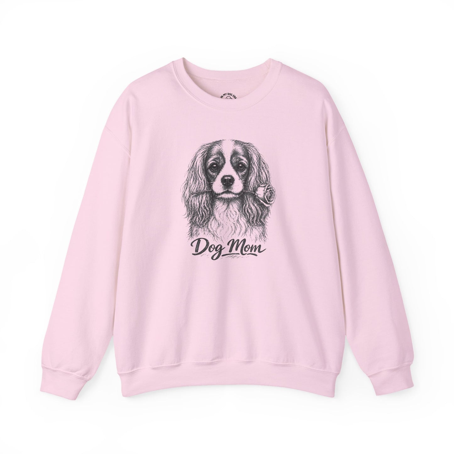 Cavalier King Charles Spaniel Dog Mom Sweatshirt (Rose Collection)