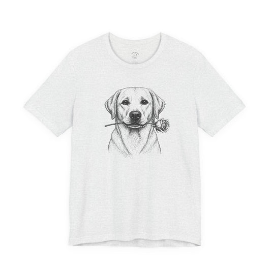 Yellow Labrador Retriever Rose Collection T-Shirt