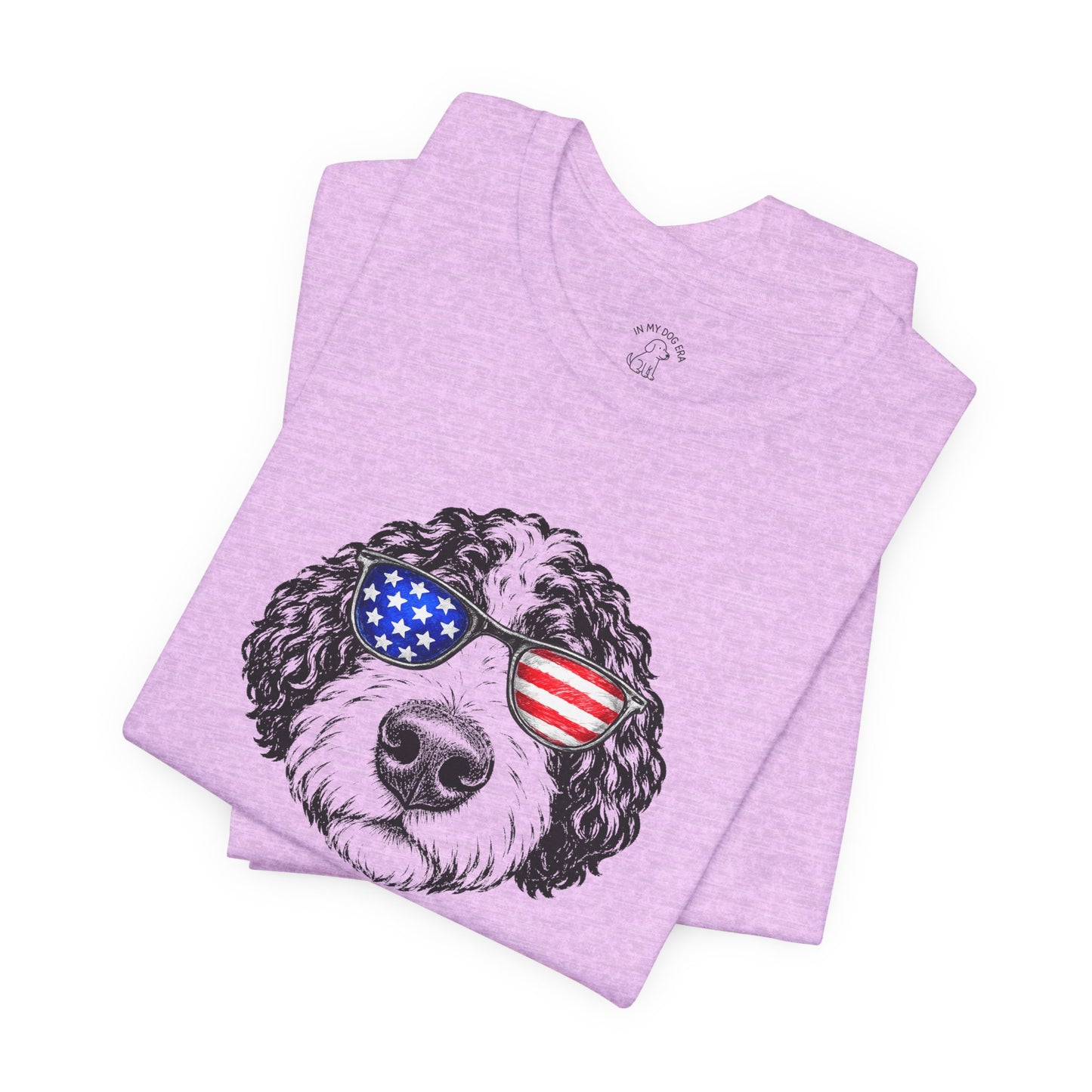 Red, White & BOOP Aussiedoodle T-Shirt