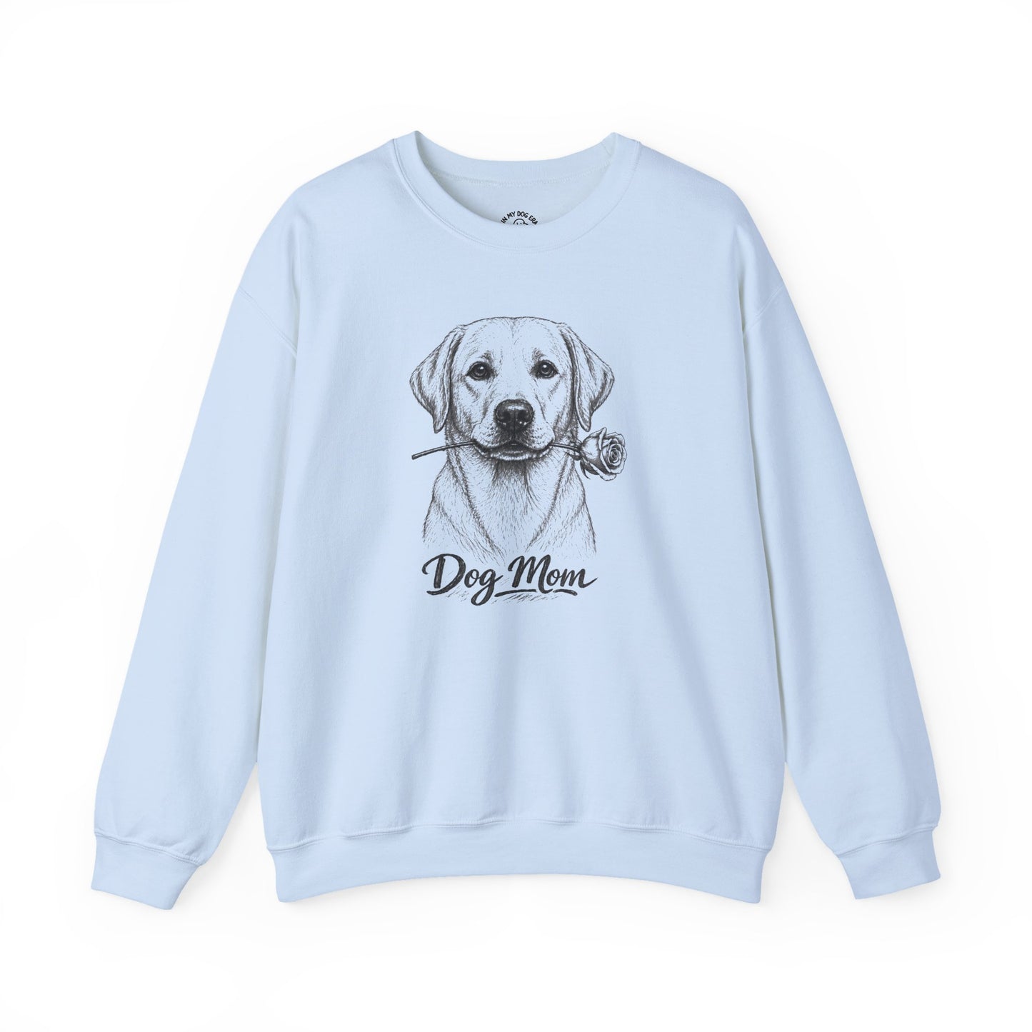 Yellow Labrador Retriever Dog Mom Sweatshirt (Rose Collection)