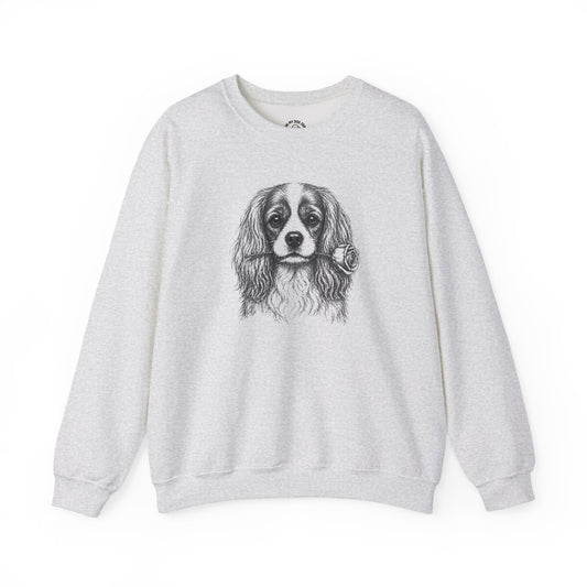 Cavalier King Charles Spaniel Rose Collection Sweatshirt
