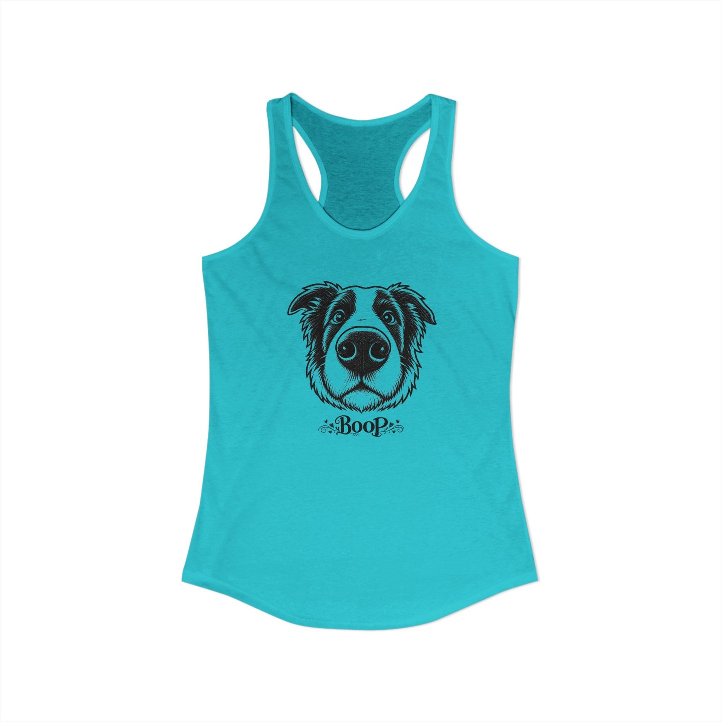 BOOP Border Collie - Women's Racerback Tanktop