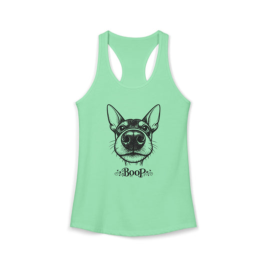 BOOP Miniature Pinscher - Women's Racerback Tanktop