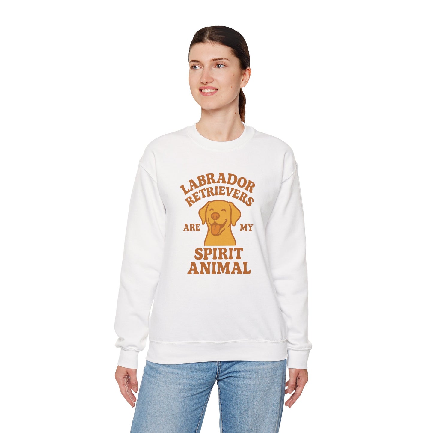 Yellow Lab Labrador Retrievers Are My Spirit Animal Sweatshirt