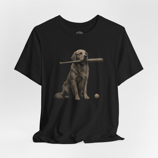 Bat Dog Golden Retriever T-Shirt