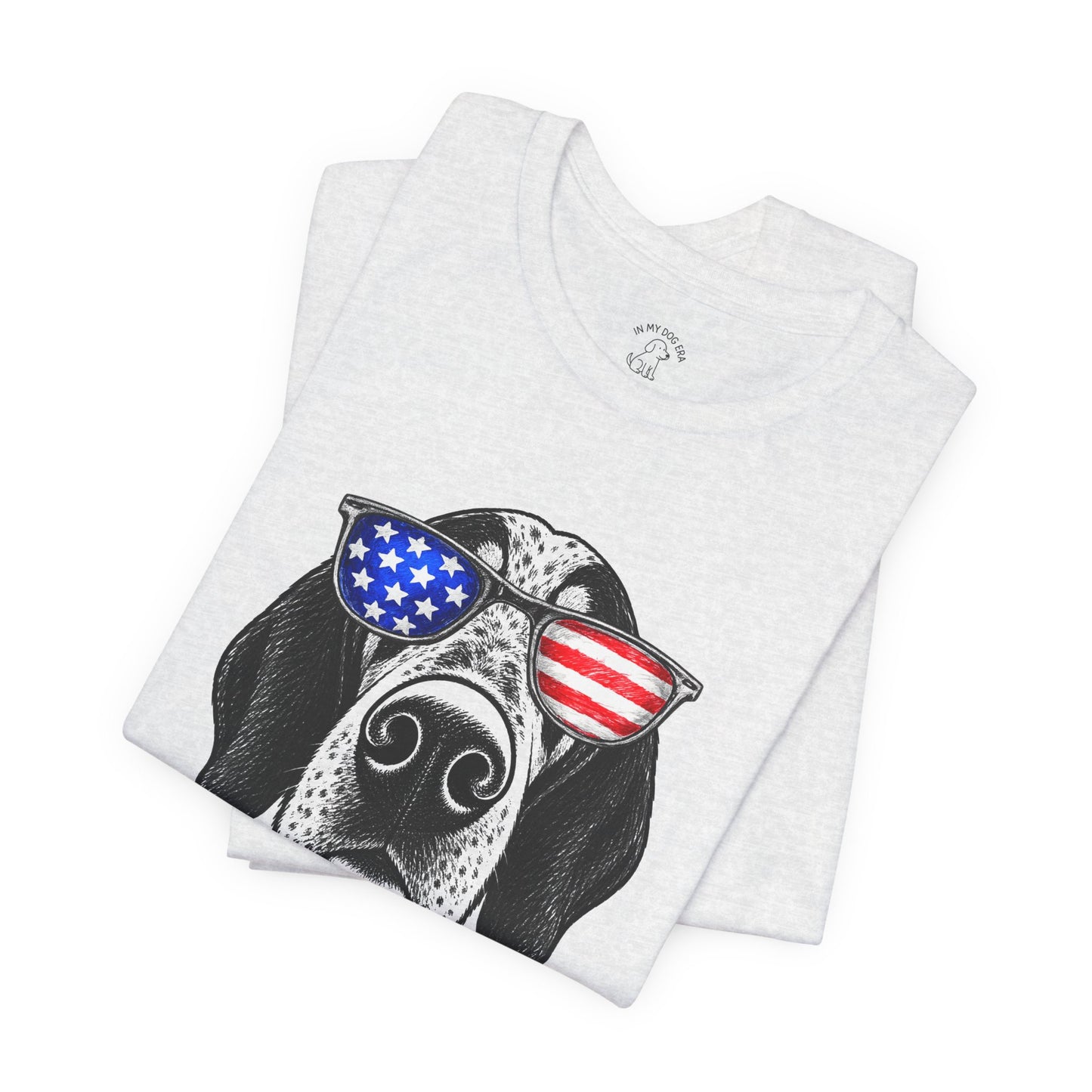 Red, White & BOOP Bluetick Coonhound T-Shirt