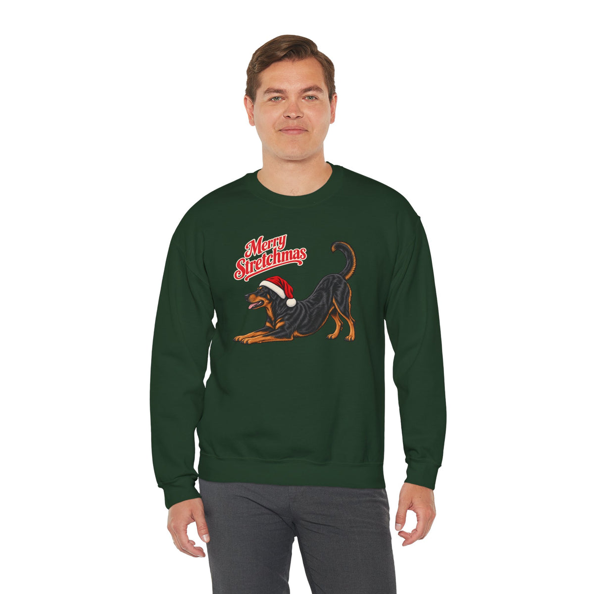 Beauceron Christmas Sweatshirt | Merry Stretchmas