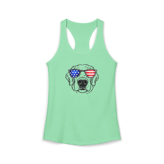 Red, White & BOOP Brittany - Women's Racerback Tanktop