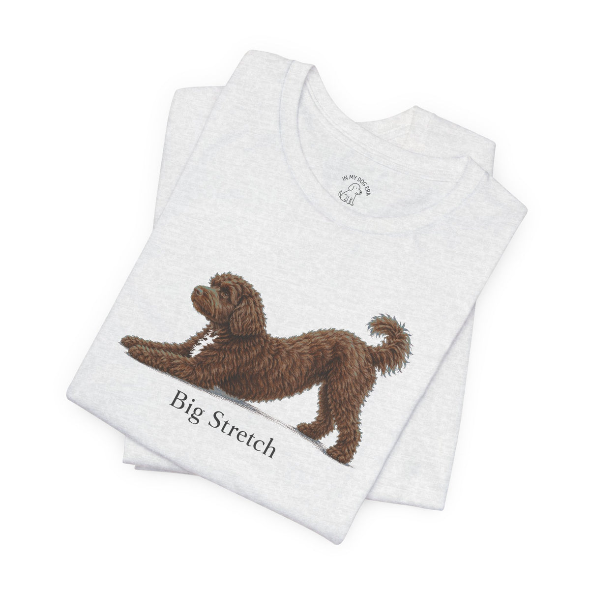 Big Stretch Portuguese Water Dog (Brown) T-Shirt