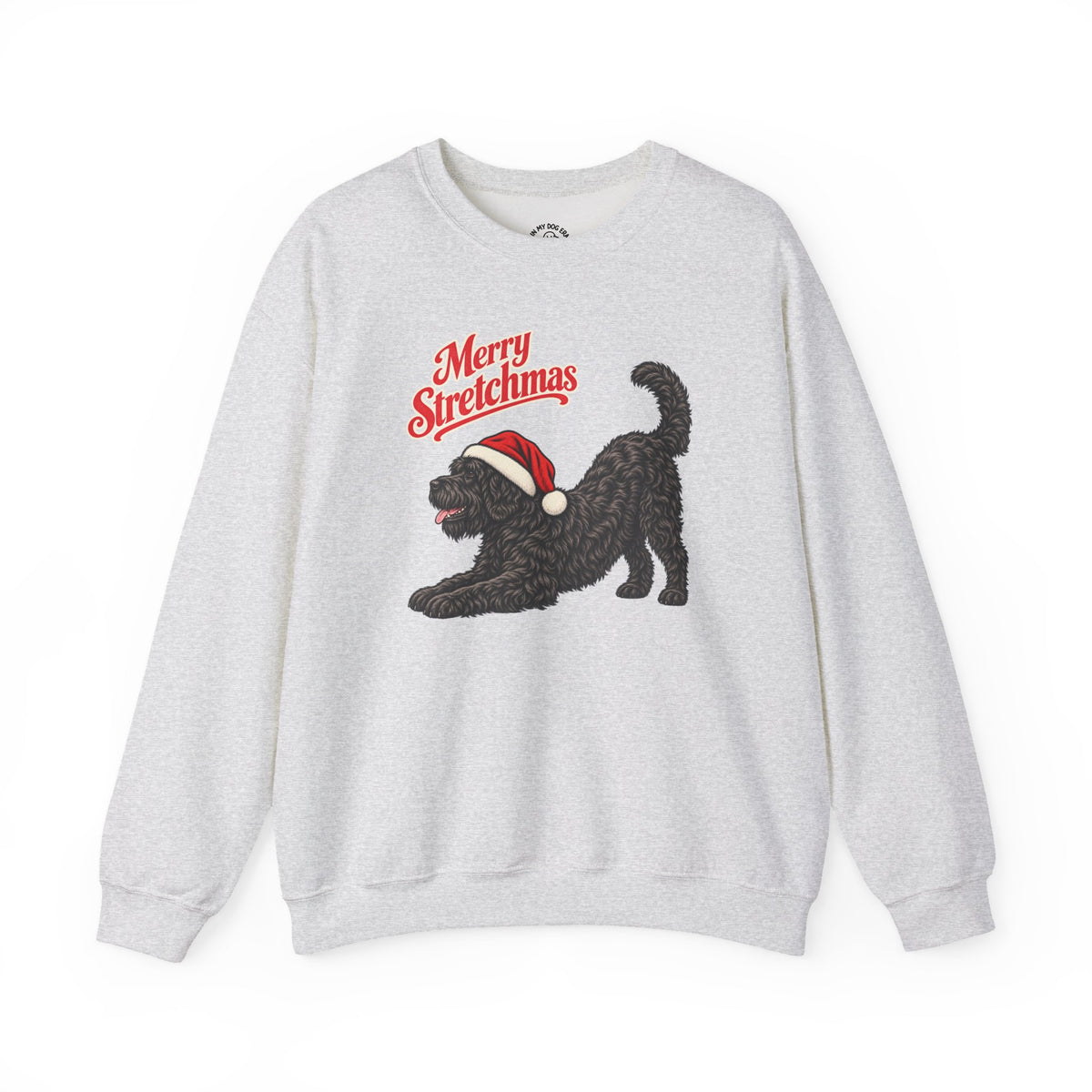 Black Russian Terrier Christmas Sweatshirt | Merry Stretchmas