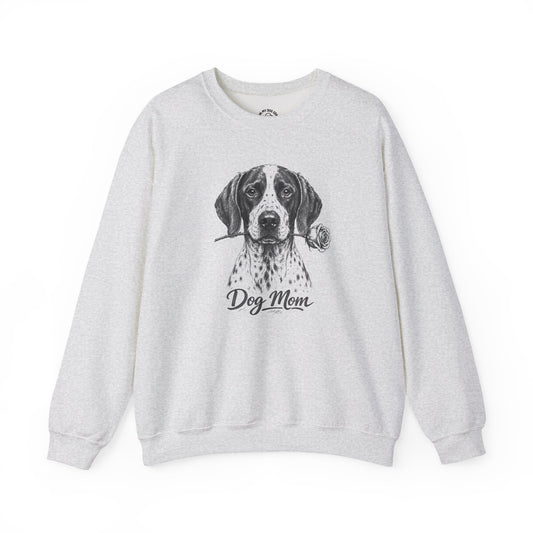 English Pointer Dog Mom Sweatshirt (Rose Collection)