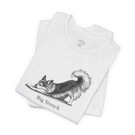 Big Stretch Long-Haired Chihuahua T-Shirt
