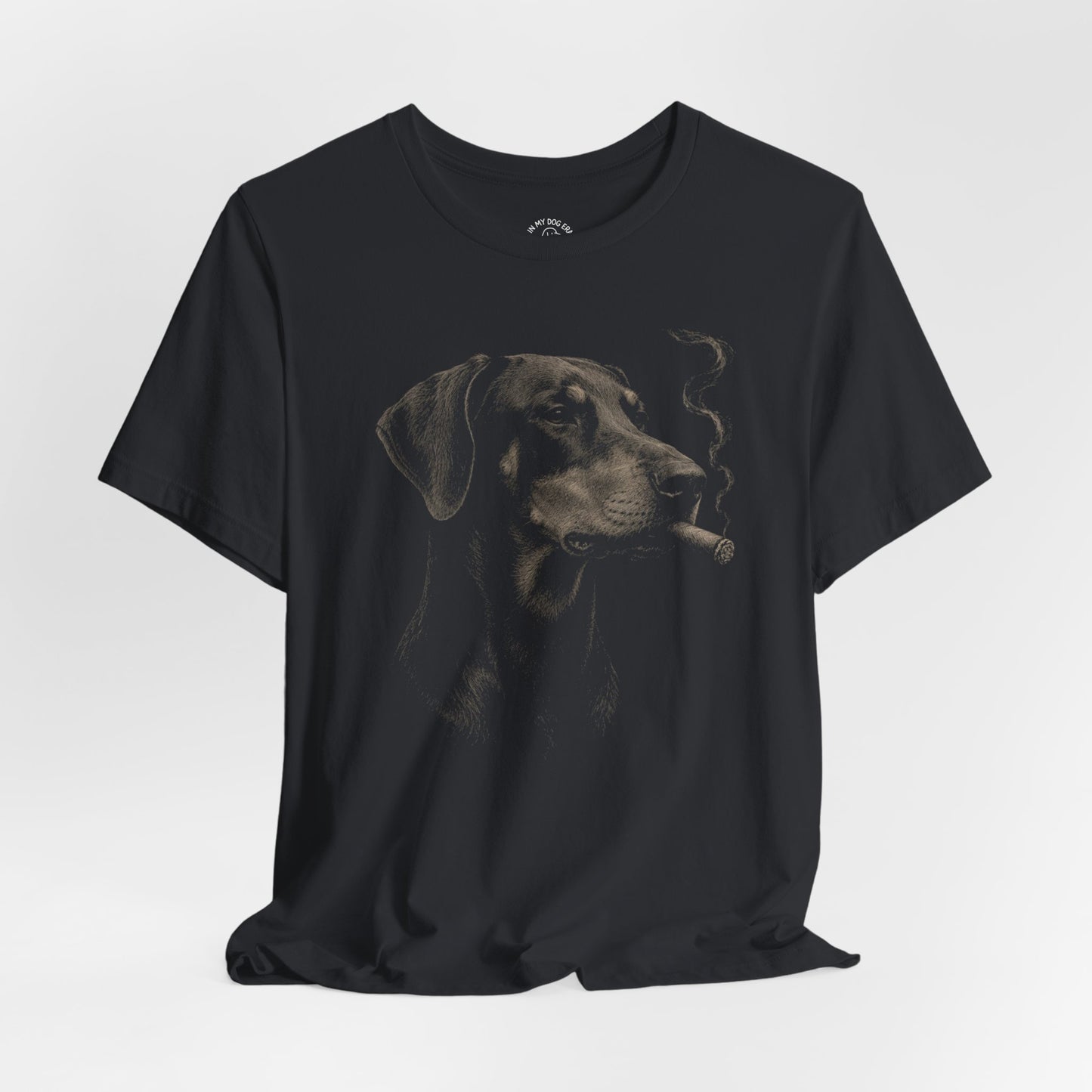 The Gentleman Doberman T-Shirt (Natural Ears)