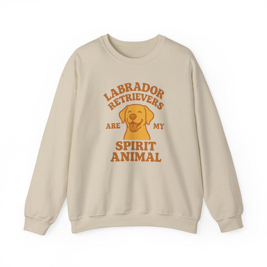 Yellow Lab Labrador Retrievers Are My Spirit Animal Sweatshirt