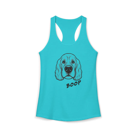 BOOP Classic - American Cocker Spaniel - Women's Racerback Tanktop