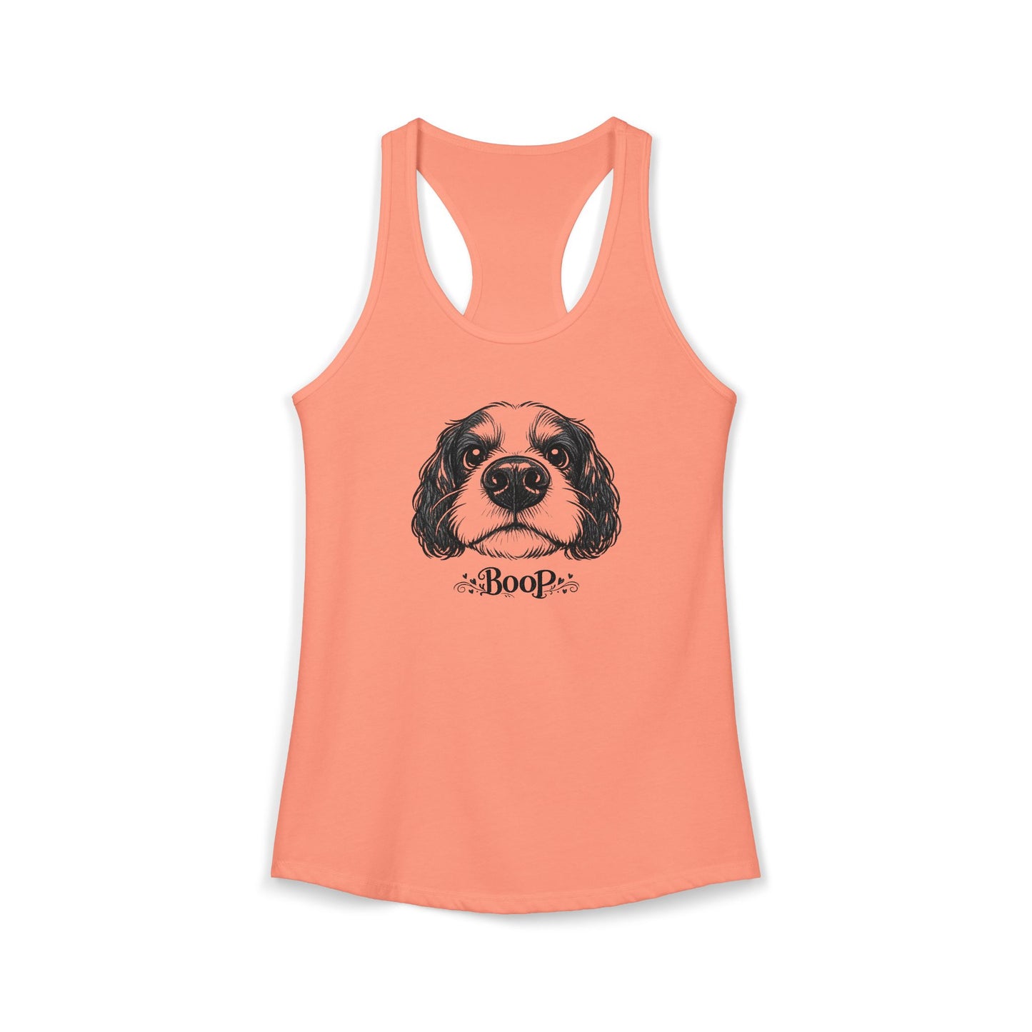 BOOP Cavalier King Charles Spaniel - Women's Racerback Tanktop