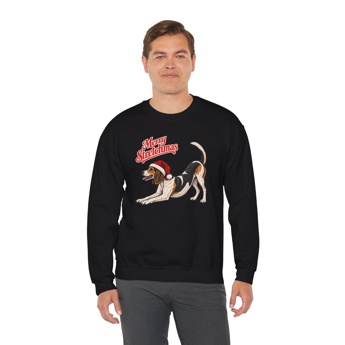 Treeing Walker Coonhound Christmas Sweatshirt | Merry Stretchmas