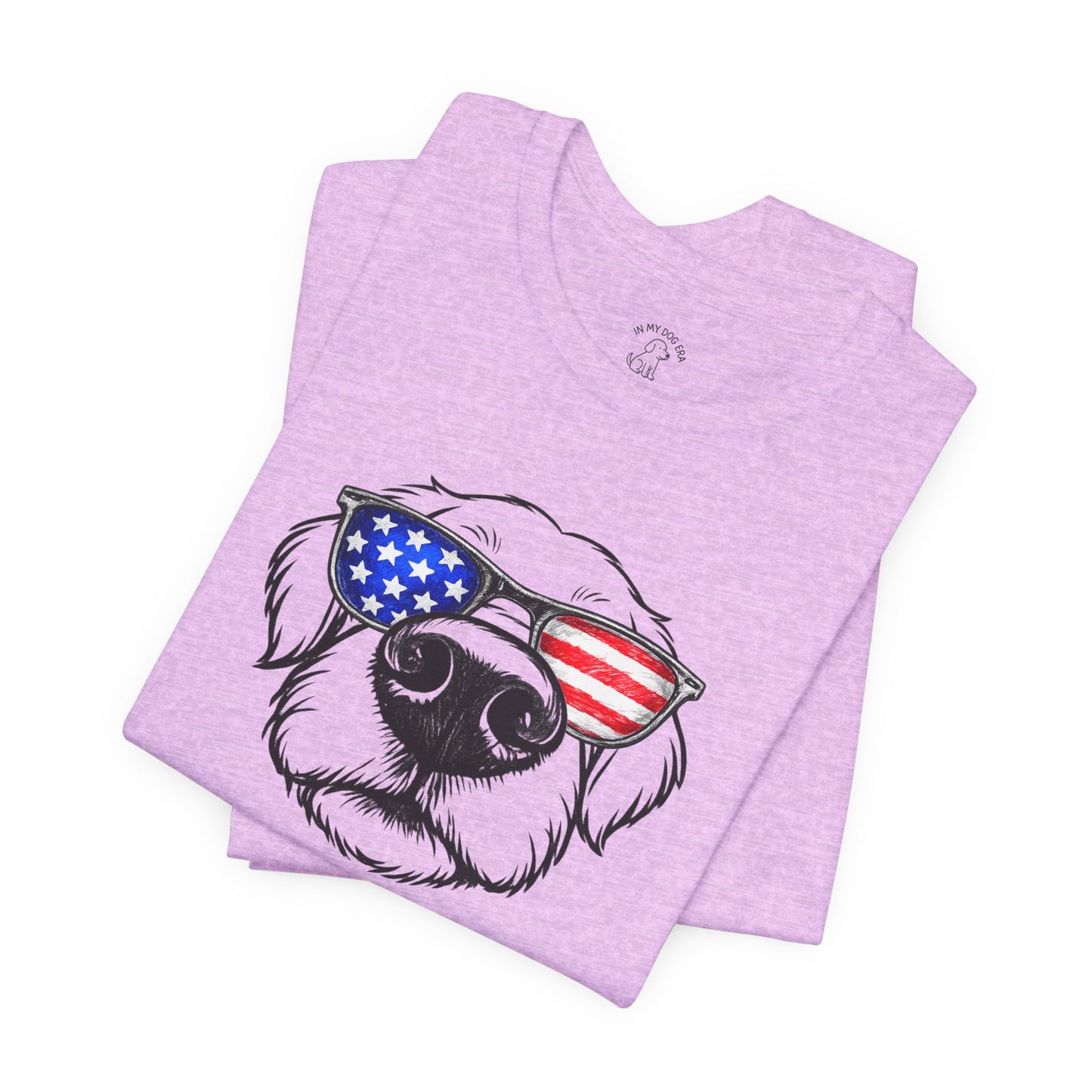 Red, White & BOOP Golden Retriever T-Shirt