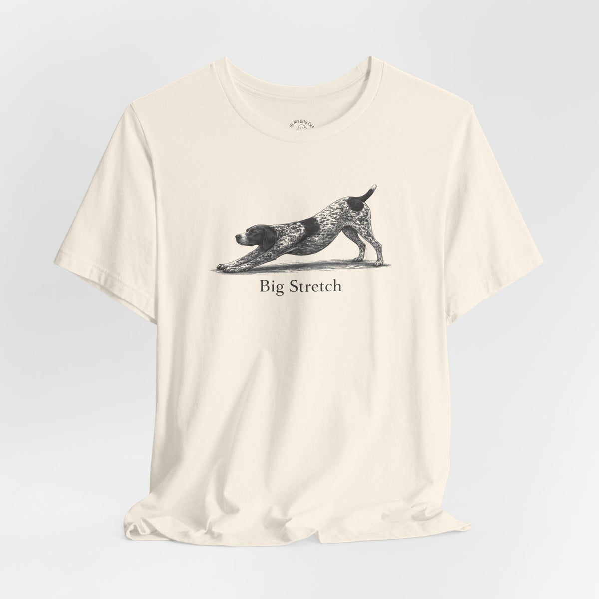 Big Stretch German Shorthaired Pointer (Docked Tail) T-Shirt